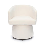 Kristen Upcycled Chenille Rolling Desk Chair by TOV Furniture at Eve Furniture