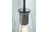 Collbrook Clear/Black Finish Pendant Light