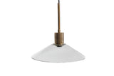 Chaness Clear/Brass Pendant Light