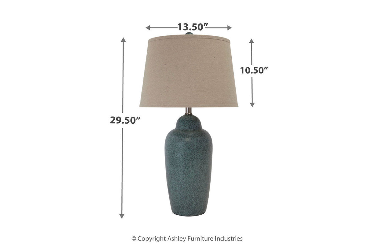 Saher Green Table Lamp