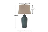 Saher Green Table Lamp