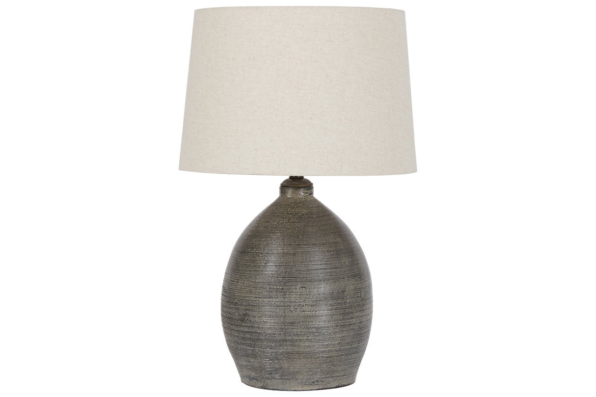 Joyelle Gray Table Lamp