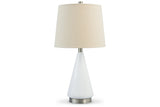 Ackson White/Silver Finish Table Lamp