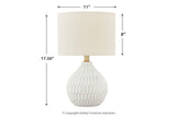 Wardmont White Table Lamp