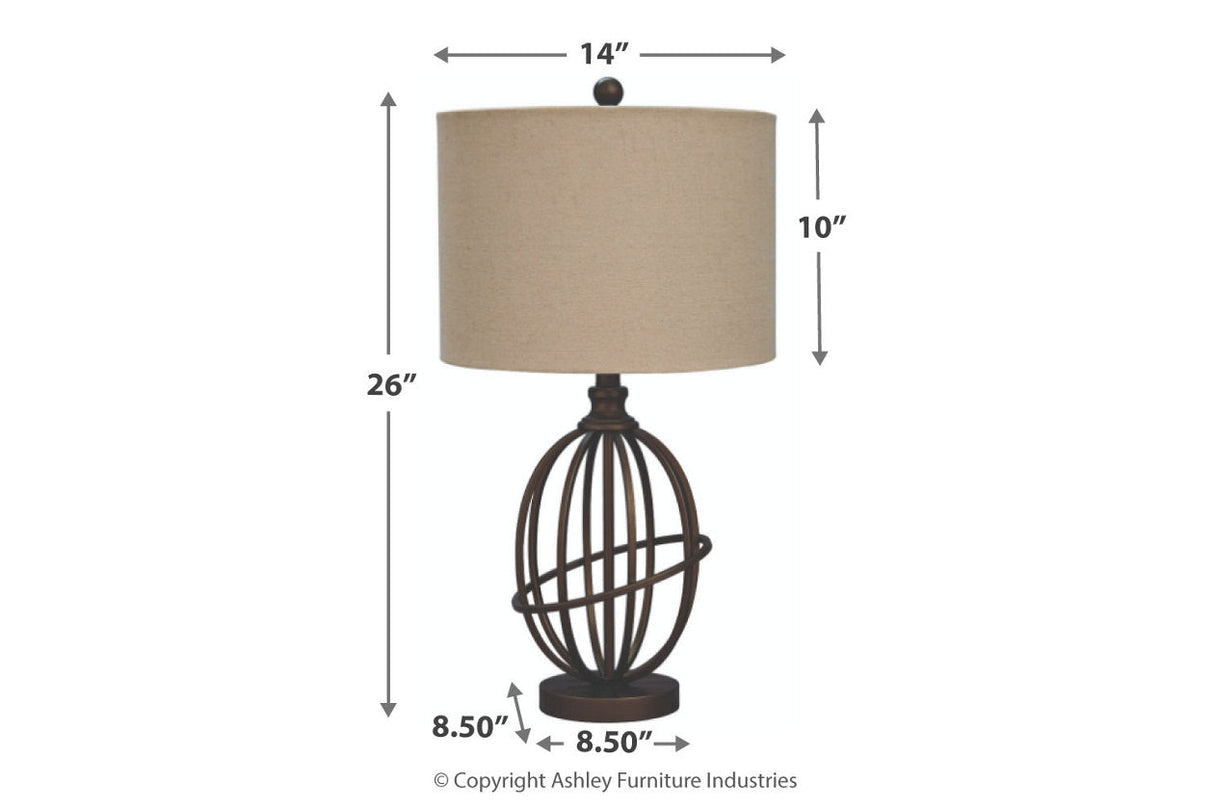 Manasa Dark Brown Table Lamp