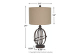 Manasa Dark Brown Table Lamp