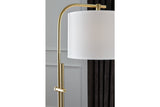 Baronvale Brass Finish Floor Lamp