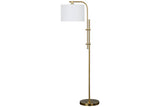 Baronvale Brass Finish Floor Lamp