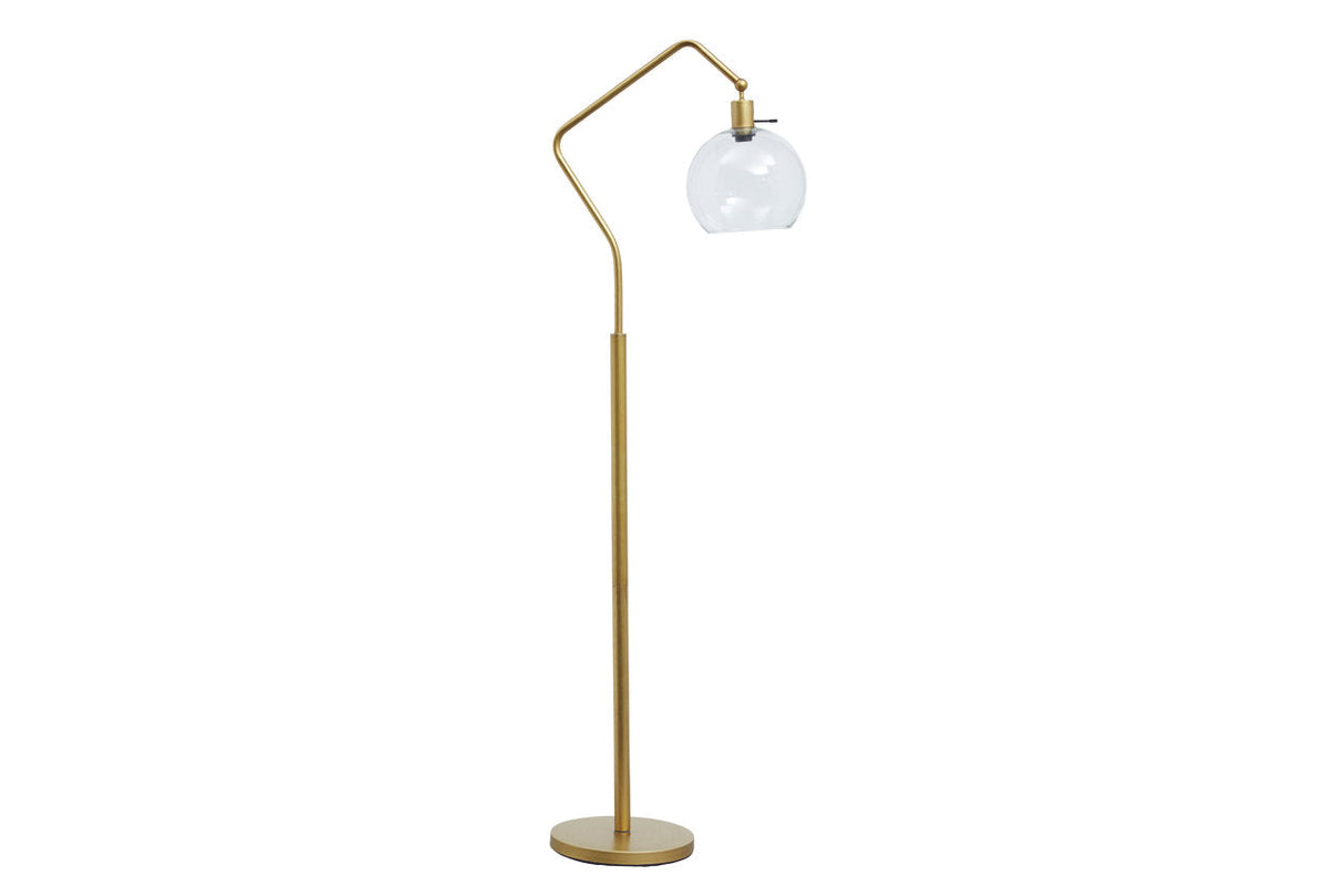 Marilee Antique Brass Finish Floor Lamp