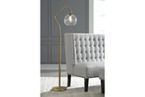 Marilee Antique Brass Finish Floor Lamp