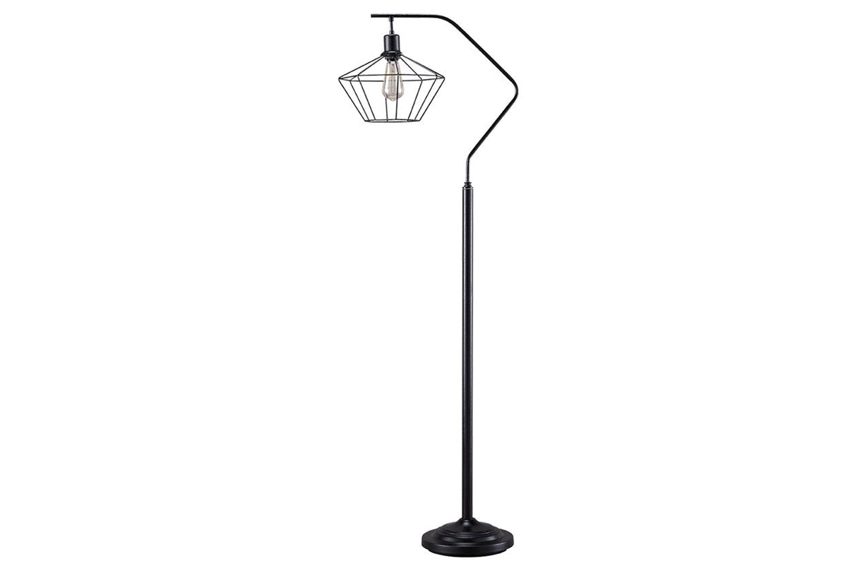 Makeika Black Floor Lamp