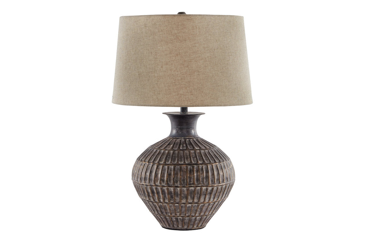 Magan Antique Bronze Finish Table Lamp