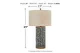 Dayo Gray/Gold Finish Table Lamp