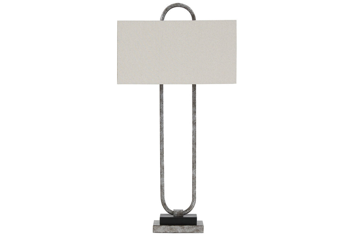 Bennish Antique Silver Finish Table Lamp