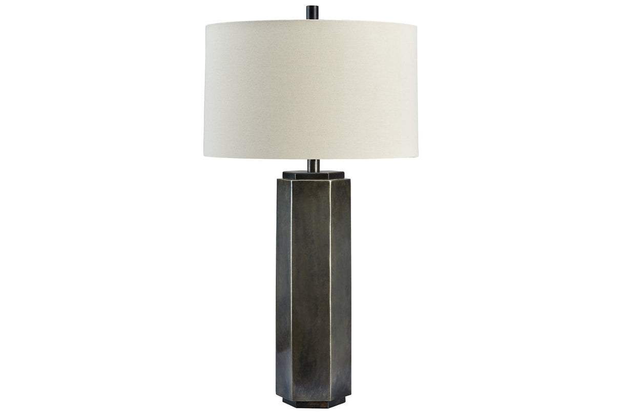 Dirkton Antique Pewter Finish Accent Lamp