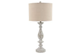 Bernadate Whitewash Table Lamp