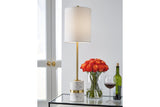 Maywick White/Brass Finish Table Lamp