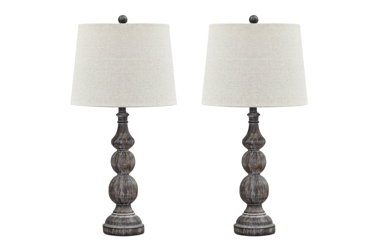 Mair Antique Black Table Lamp