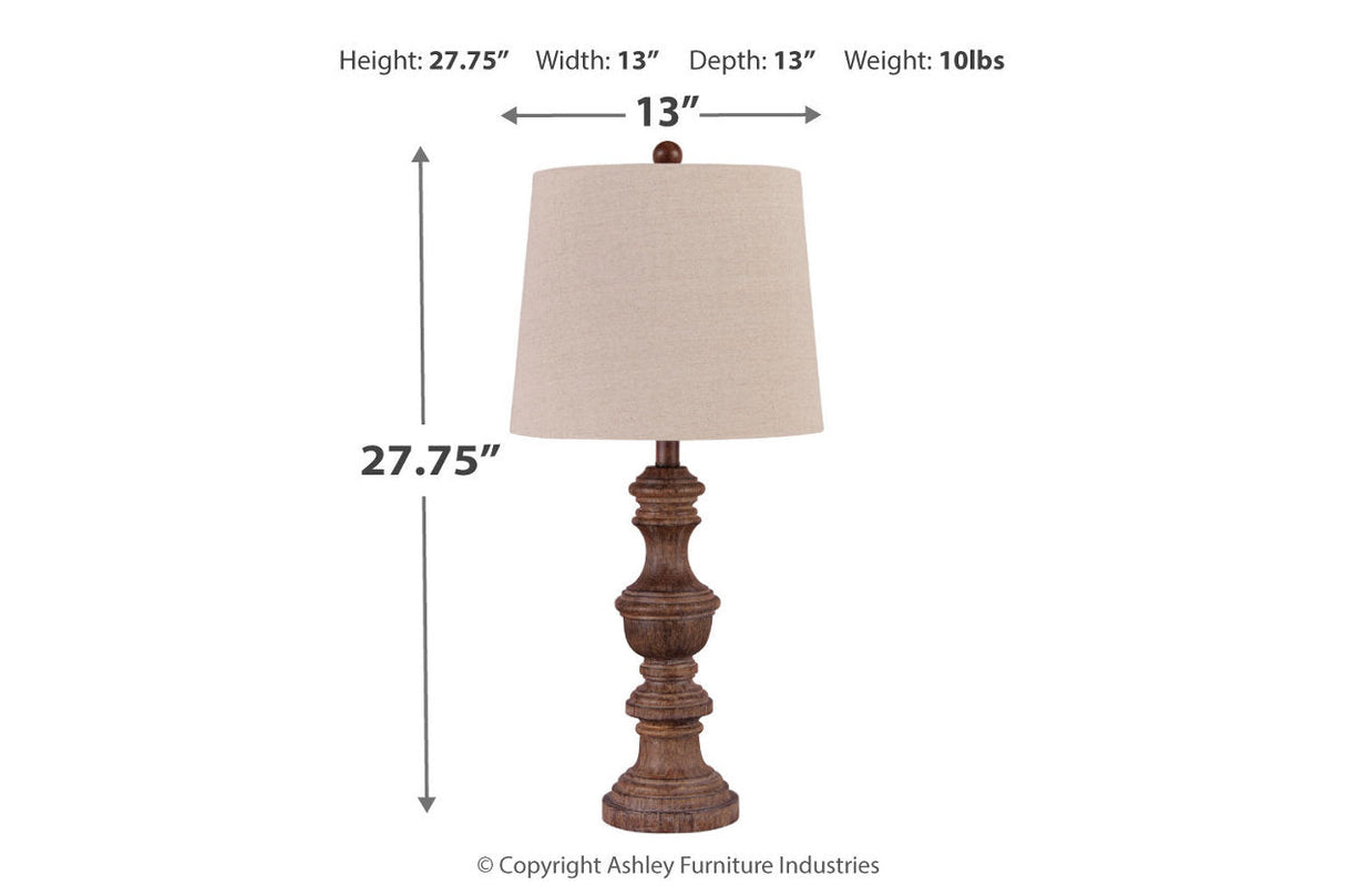 Magaly Brown Table Lamp