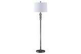 Joaquin Clear/Chrome Finish Floor Lamp