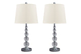 Joaquin Clear/Silver Finish Table Lamp