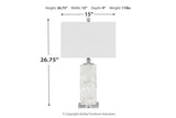 Malise White Table Lamp