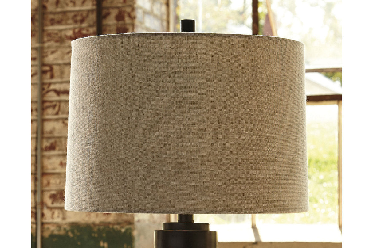 Talar Clear/Bronze Finish Table Lamp