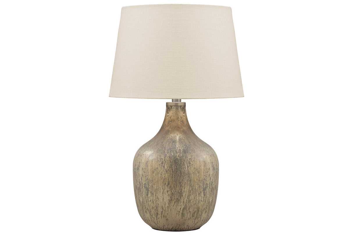 Mari Gray/Gold Finish Table Lamp