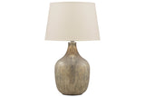 Mari Gray/Gold Finish Table Lamp