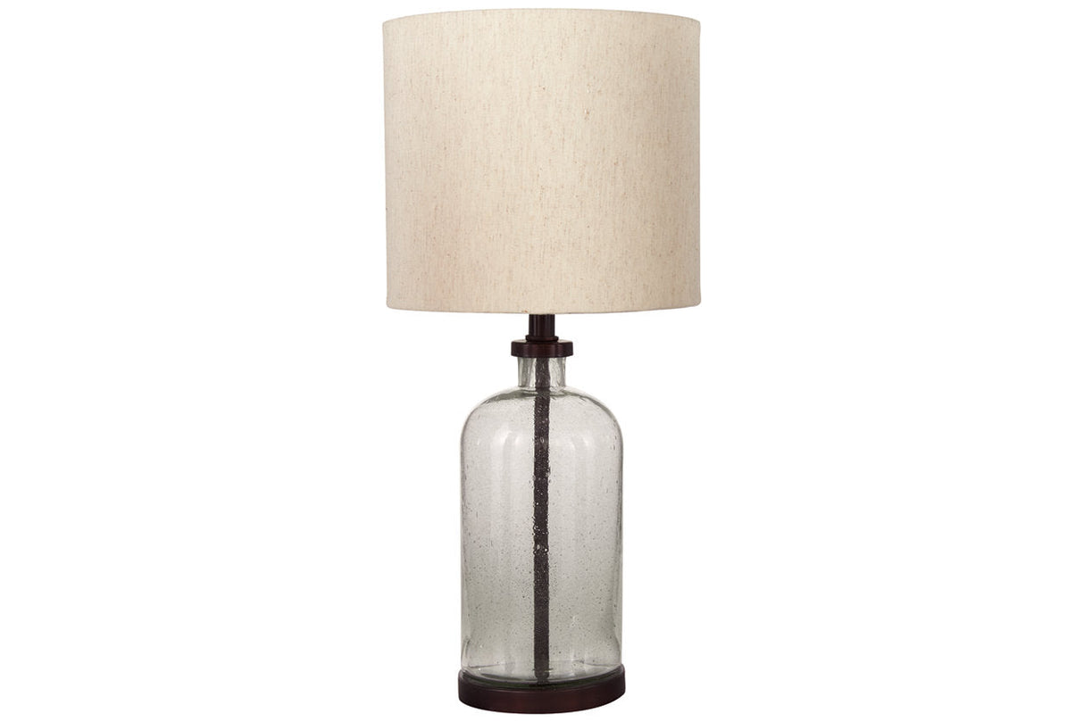 Bandile Clear/Bronze Finish Table Lamp