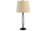 Travisburg Clear/Black Table Lamp