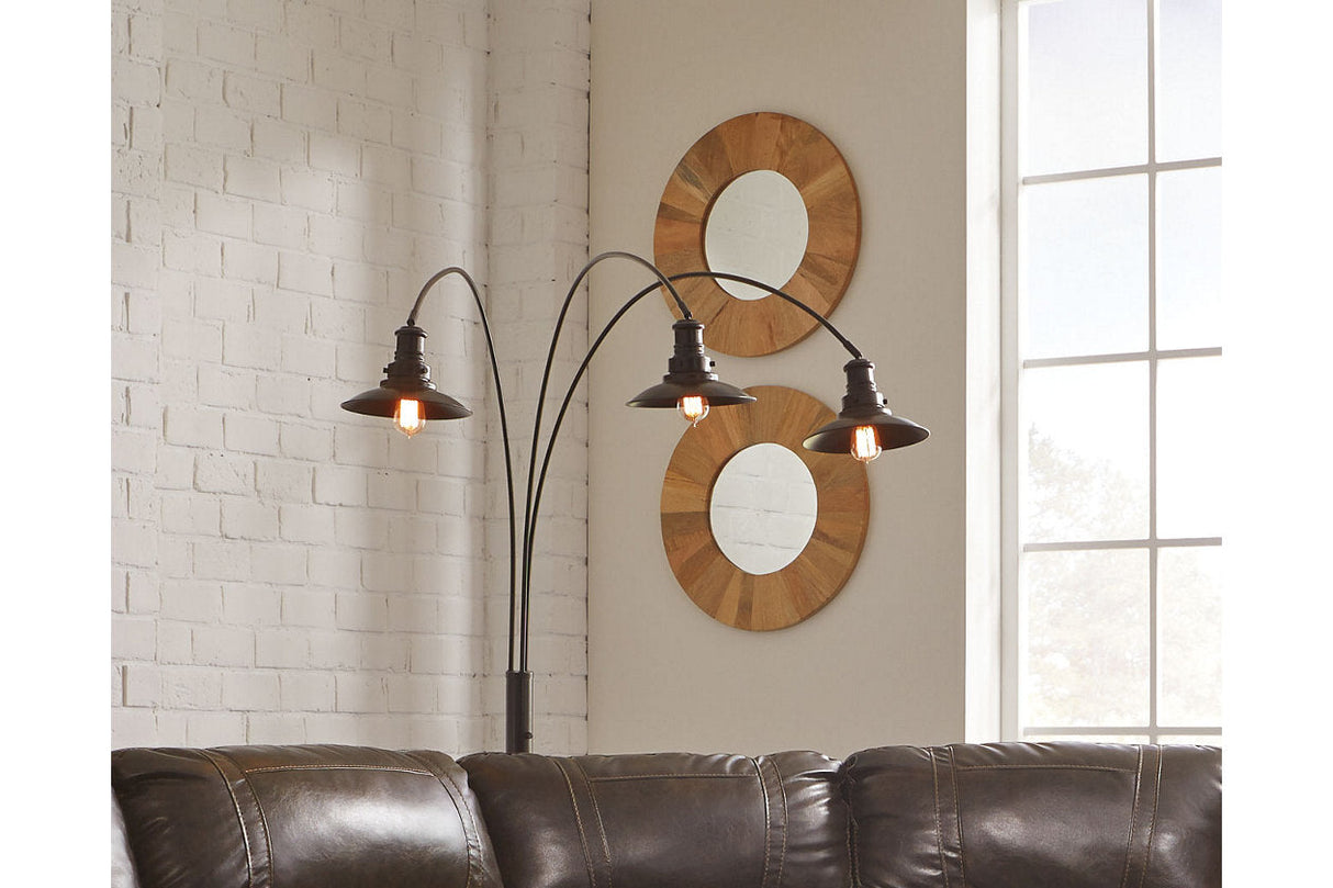 Sheriel Black Floor Lamp