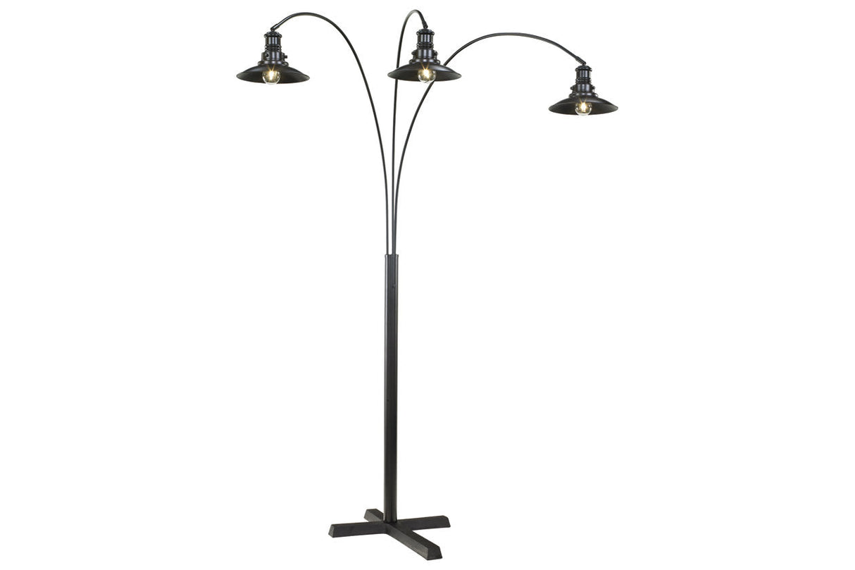 Sheriel Black Floor Lamp