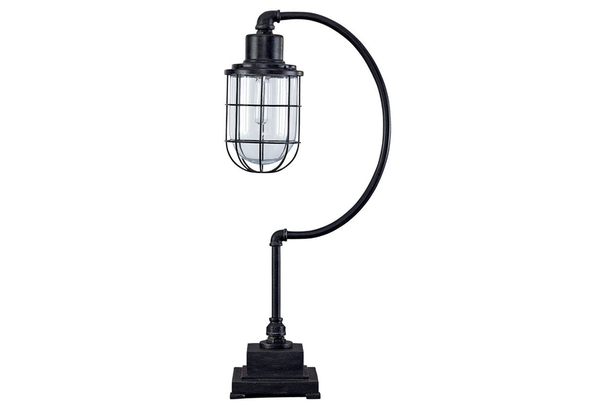 Jae Antique Black Desk Lamp