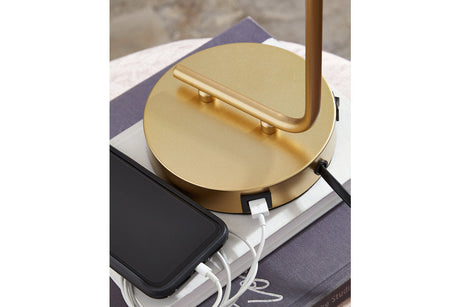 Covybend Gold Desk Lamp