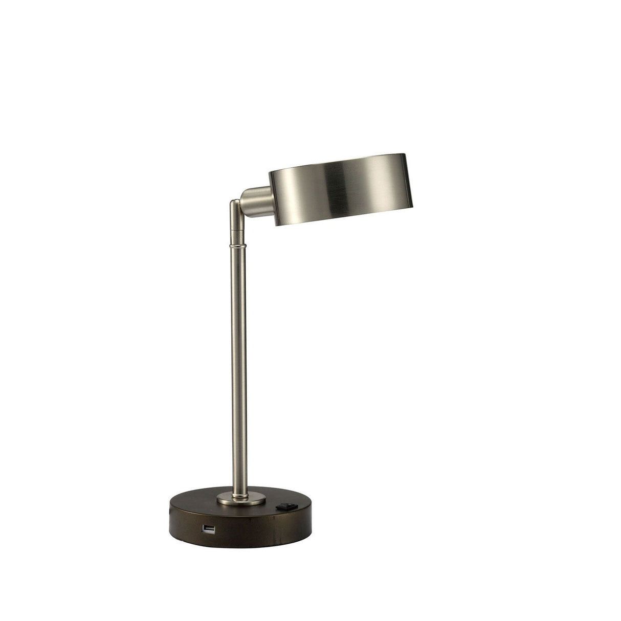 Gail Stain Nickel Table Lamp