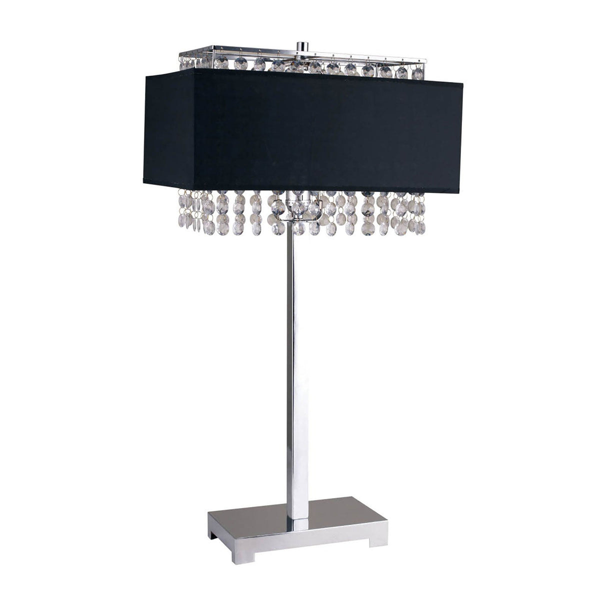 Naya Chrome/Black Table Lamp