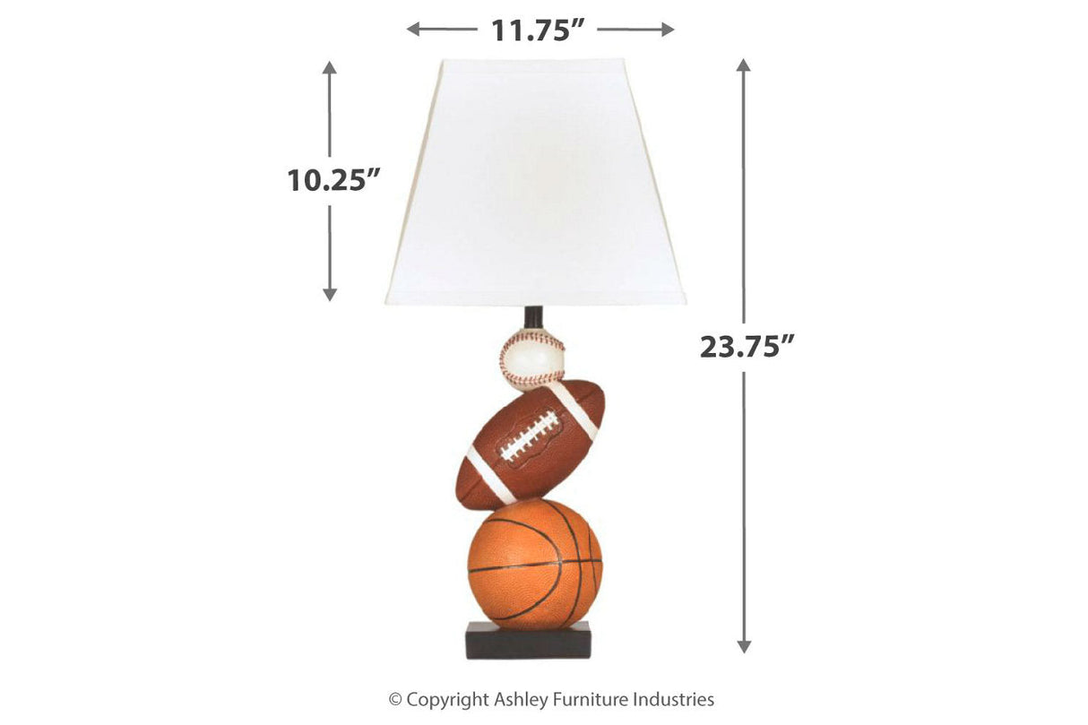 Nyx Brown/Orange Table Lamp