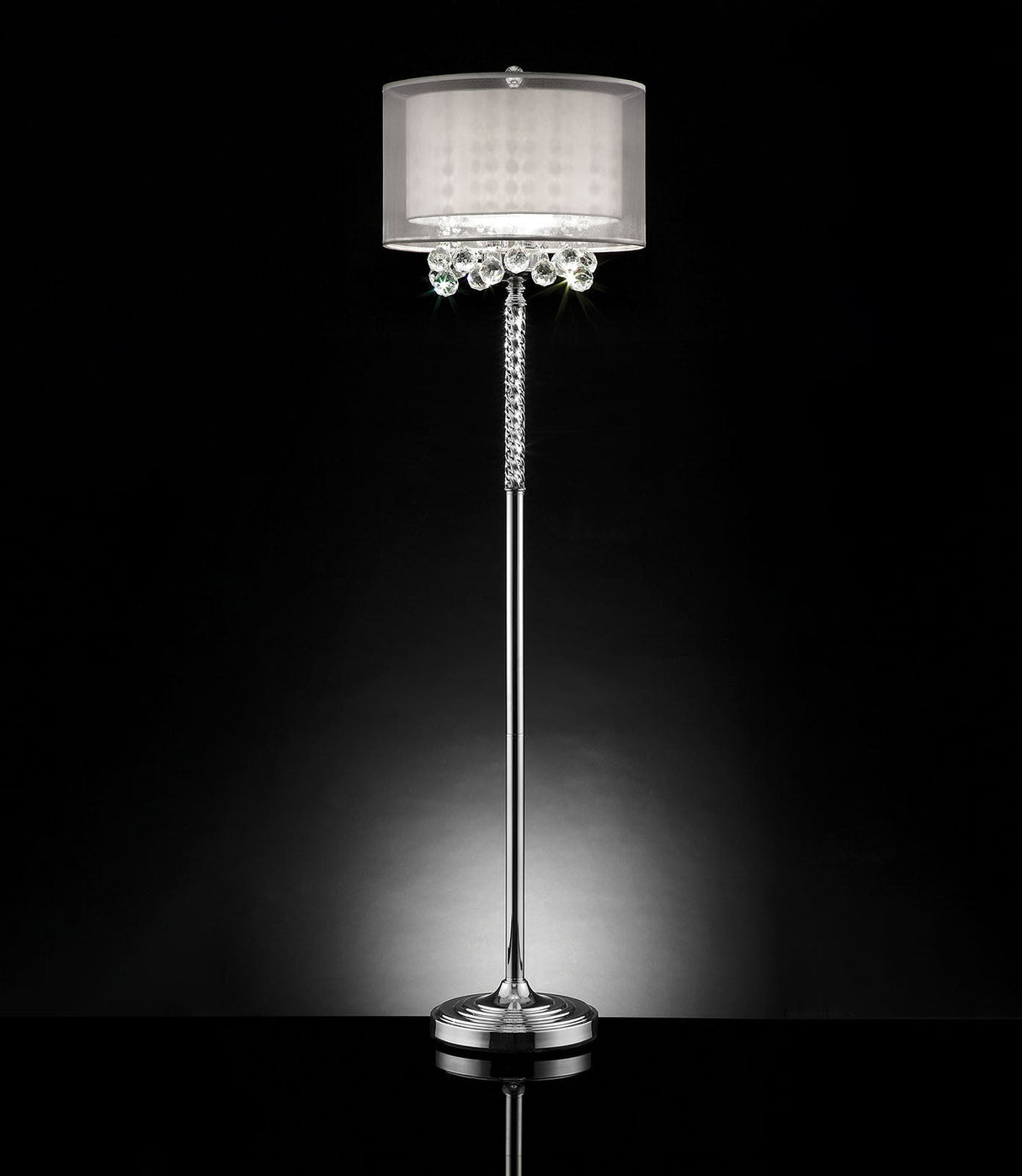 Lila Silver Floor Lamp