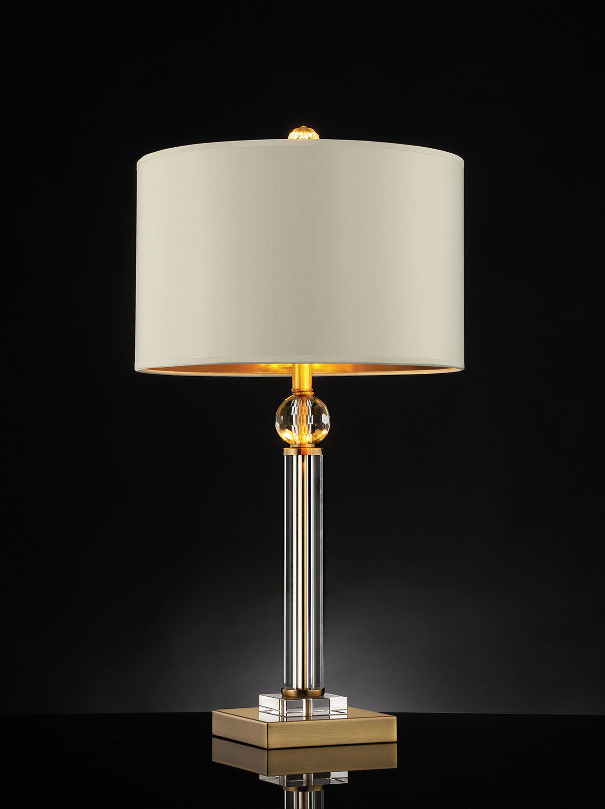 Charis Gold/Ivory Table Lamp