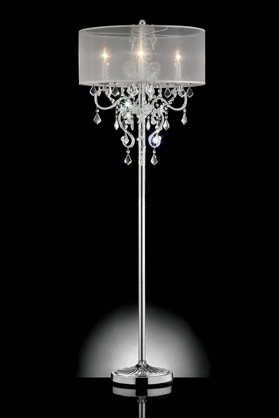 Rigel Silver Floor Lamp