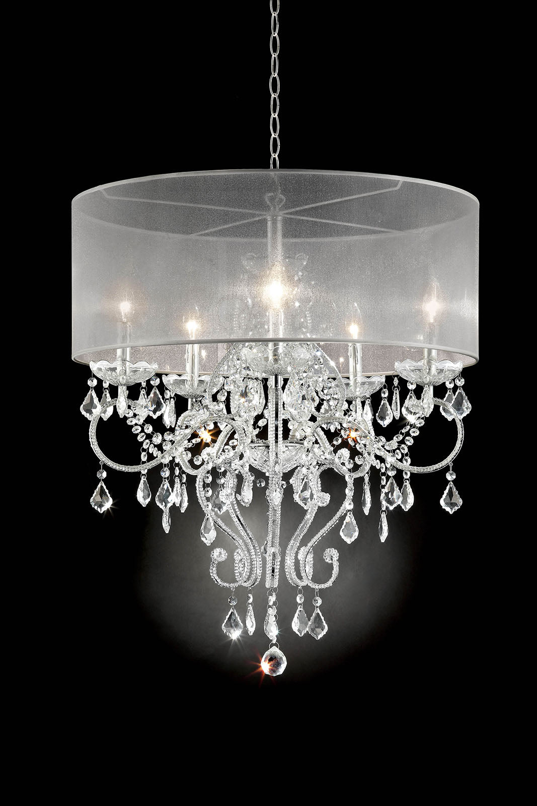 Rigel Silver Ceiling Lamp