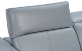 Franco II 7- Piece Light Blue (3 Powers Head/Foot) Sectional