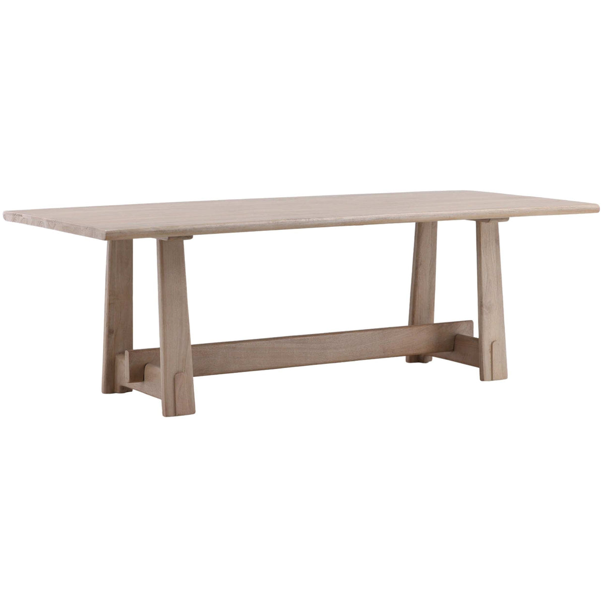 Lachlan Dining Table, Light Natural by Dovetail at Eve Furniture