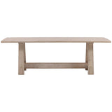Lachlan Dining Table, Light Natural by Dovetail at Eve Furniture