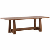 Lachlan Dining Table, Natural by Dovetail at Eve Furniture