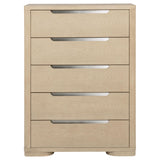 Ladera 5-drawer Bedroom Chest of Drawers Light Elm by Coaster at Eve Furniture