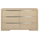 Ladera Light Elm 6-Drawer Bedroom Dresser by Coaster at Eve Furniture