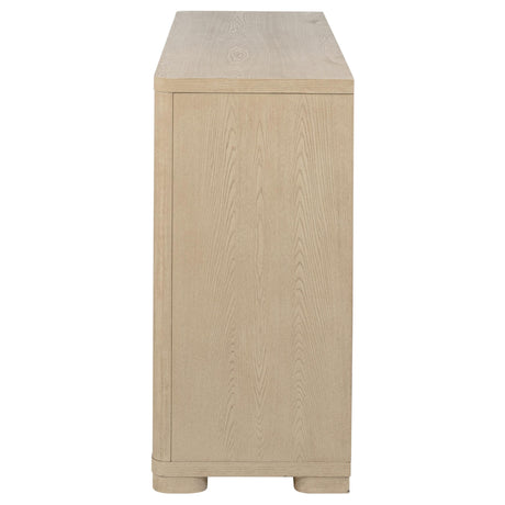 Ladera Light Elm 6-Drawer Bedroom Dresser by Coaster at Eve Furniture