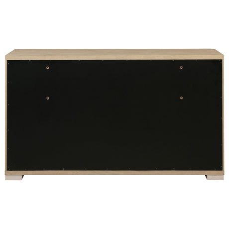 Ladera Light Elm 6-Drawer Bedroom Dresser by Coaster at Eve Furniture